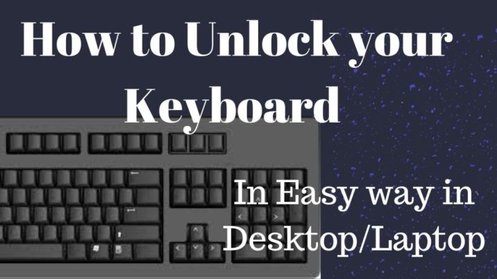 How to Unlock Keyboard on Laptop